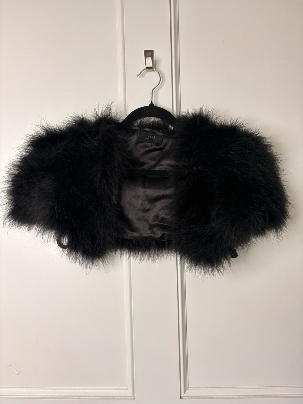 COAST luxurious  Feather Bolero Shrug